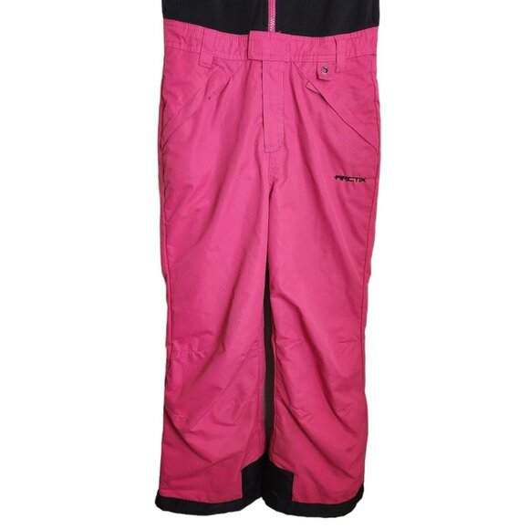Arctix Kids Insulated Snow Bib Overalls Fuchsia hot pink Size Medium (flaw) - Picture 4 of 14